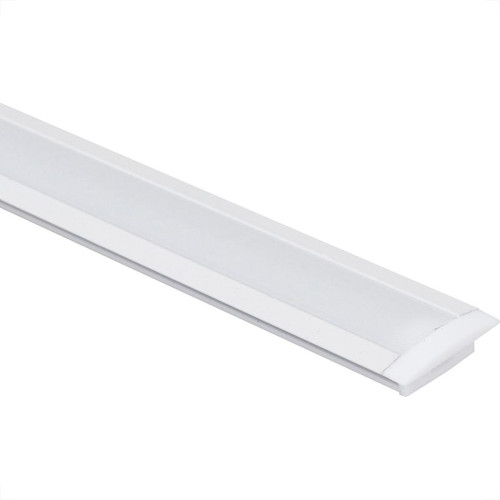 Perfil Para Led Embutir Gaya 24,7Mm Slim Branco Ip20 - 1M - 9342
