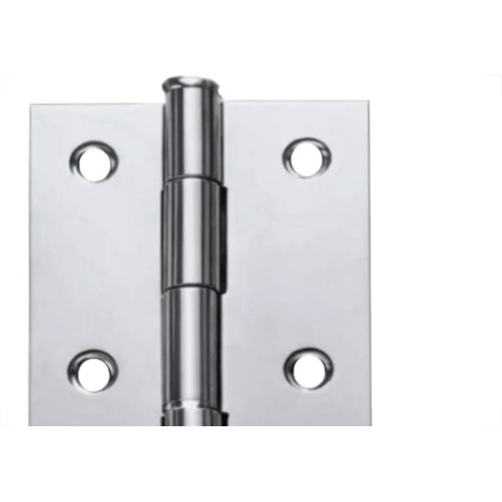 Dobradica Rocha Aco Carbono Zincado 1.1/2'' - Kit C/24 Pecas