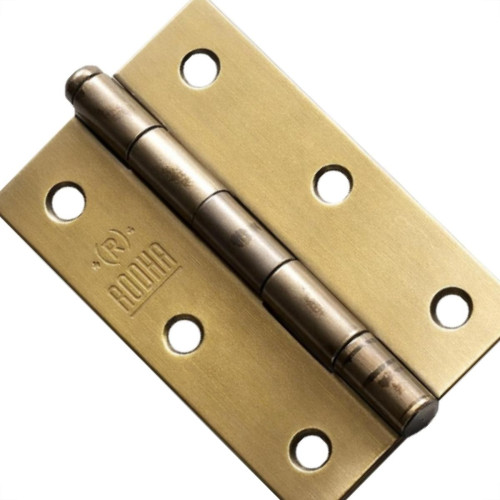 Dobradica Rocha Colonial Aco Carbono Polido 3.1/2'' - Kit C/24 Pecas