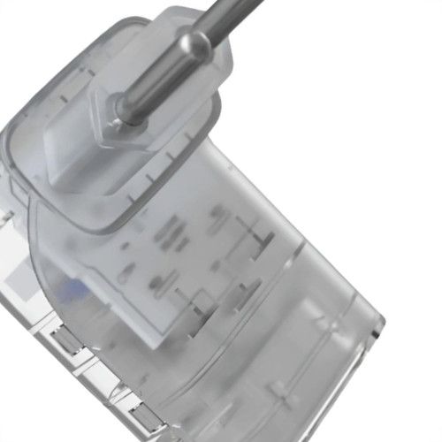 Plug Protetor Dps Iclamper 90º 2 Polos 10A. Transparente