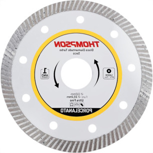Disco Diamantado Thompson Turbo Porcelanato 115Mm X 22,2Mm - 1817