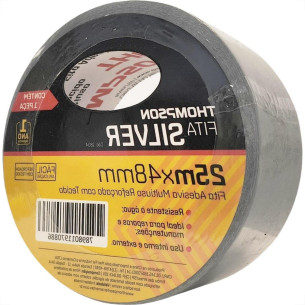 Fita Silver Tape Thompson Prata - 48Mm X 25M - 1834