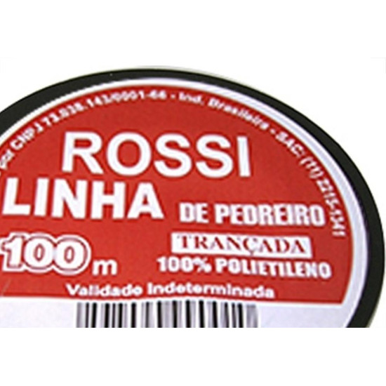 Linha Para Pedreiro Trancada Rossi 100M - Kit C/12 Pecas Linha Para Pedreiro Trancada Rossi 100M - Kit C/12 Pecas