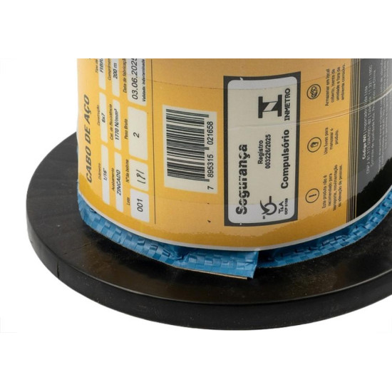 Cabo Aco Galvanizado Eda 1,6Mm - 1/16''(6X7) - 200M