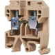 Conector Terra Borne K Steck 2,5Mm Bege - Sk25 - Kit C/4 Pecas