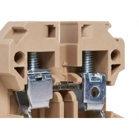 Conector Terra Borne K Steck 2,5Mm Bege - Sk25 - Kit C/4 Pecas