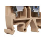 Conector Terra Borne K Steck 6,0Mm Bege - Sk6 - Kit C/4 Pecas