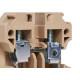 Conector Terra Borne K Steck 6,0Mm Bege - Sk6 - Kit C/4 Pecas