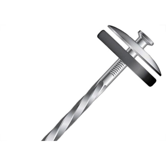 Prego Telheiro Ws Galvanizado Ardox  18X36 (3,40X83mm) Pacote 1/2Kg