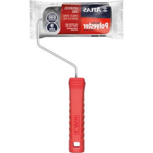 Rolo De Espuma Atlas 9Cm Cinza - 406/9 - Kit C/6 Pecas