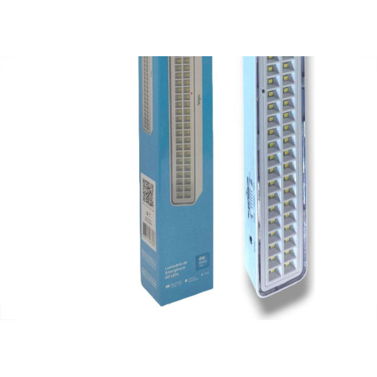 Luminaria De Emergencia Elgin 60 Leds 2W. Bivolt
