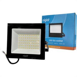 Refletor De Led Elgin 100W. 3000K. 8000Lm Ip65 Preto Bivolt