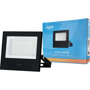 Refletor De Led Elgin 50W. 3000K. 4000Lm Ip65 Preto Bivolt