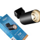 Spot Para Trilho Elgin 7W. 3000K. Preto Bivolt