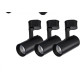 Trilho Eletrificado Elgin Com 3 Spots 7W. Preto 3000K.