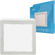 Plafon Led Sobrepor Elgin Quadrado 24W. 1920Lm. 3000K. Bivolt Branco