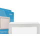 Plafon Led Sobrepor Elgin Quadrado 24W. 1920Lm. 3000K. Bivolt Branco