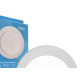 Plafon Led Sobrepor Elgin Redondo 24W. 1920Lm. 3000K. Bivolt Branco