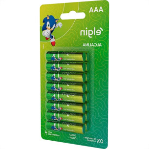Pilha Elgin Alcalina Aaa Palito Cartela Com 16 Pecas - 82352
