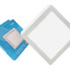 Plafon Led Sobrepor Elgin Quadrado 18W. 1440Lm. 3000K. Bivolt Branco