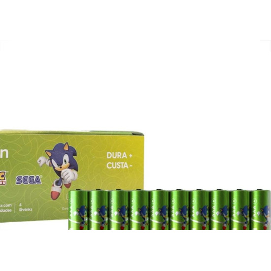 Pilha Elgin Alcalina Aaa Palito Caixa Com 40 Pecas (4 Pacotes Shrinks Com 10 Pecas) - 82430