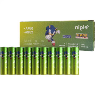Pilha Elgin Alcalina Aa Pequena Caixa Com 40 Peca (4 Pacotes Shrink Com 10 Pecas) - 82429