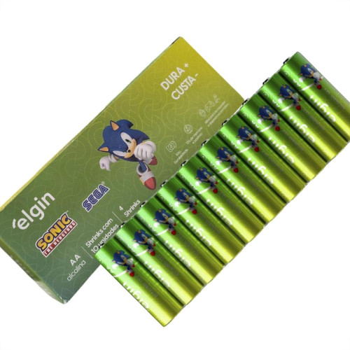 Pilha Elgin Alcalina Aa Pequena Caixa Com 40 Peca (4 Pacotes Shrink Com 10 Pecas) - 82429