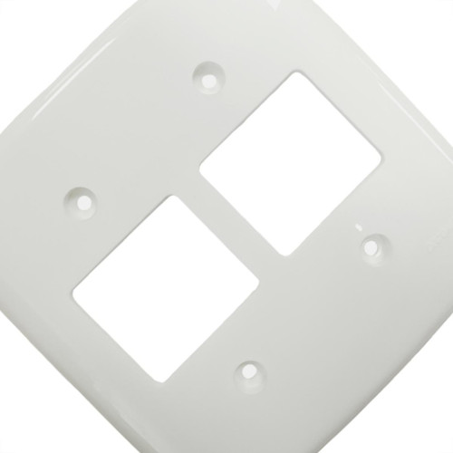 Placa Conjunto Dicompel Monaco Branca 4X4 - 4 Interruptores - Dc-7400/11