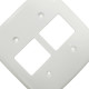 Placa Conjunto Dicompel Monaco Branca 4X4 - 4 Interruptores - Dc-7400/11