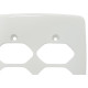 Placa Conjunto Dicompel Monaco Branca 4X4 - 4 Tomadas - Dc-7400/79