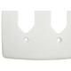 Placa Conjunto Dicompel Monaco Branca 4X4 - 2 Tomadas - Dc-7400/82