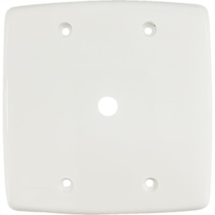 Placa Conjunto Dicompel Monaco Branca 4X4 - 1 Furo - Dc-7400/4
