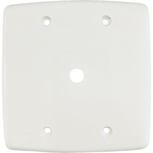 Placa Conjunto Dicompel Monaco Branca 4X4 - 1 Furo - Dc-7400/4