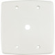 Placa Conjunto Dicompel Monaco Branca 4X4 - 1 Furo - Dc-7400/4