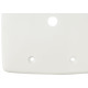 Placa Conjunto Dicompel Monaco Branca 4X4 - 1 Furo - Dc-7400/4