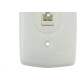 Conjunto Dicompel Monaco Branco Com Placa 4X2 - 1 Tomada Rede Rj45 - Dc-7300/27