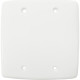 Placa Conjunto Dicompel Monaco Branca 4X4 - Cega - Dc-7400/3