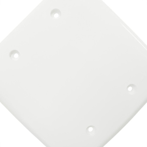 Placa Conjunto Dicompel Monaco Branca 4X4 - Cega - Dc-7400/3