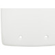 Placa Conjunto Dicompel Monaco Branca 4X4 - Cega - Dc-7400/3