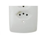 Conjunto Dicompel Monaco Branco Com Placa 4X2 - 2 Tomada 2P+T 10A. - Dc-7300/15