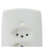 Conjunto Dicompel Monaco Branco Com Placa 4X2 - 2 Tomada 2P+T 10A. - Dc-7300/15