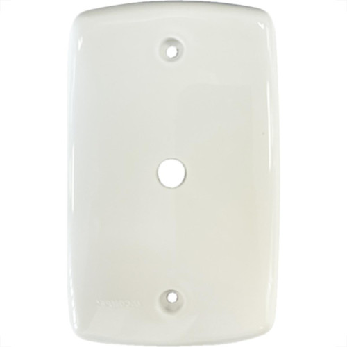 Placa Conjunto Dicompel Monaco Branca 4X2 - 1 Furo - Dc-7400/2