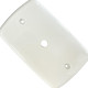 Placa Conjunto Dicompel Monaco Branca 4X2 - 1 Furo - Dc-7400/2