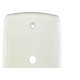 Placa Conjunto Dicompel Monaco Branca 4X2 - 1 Furo - Dc-7400/2