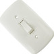 Conjunto Dicompel Monaco Branco Com Placa 4X2 - 1 Paralelo Vertical - Dc-7100/3