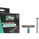 Bucha Fixacao Para Gesso Sforplast Primefix Com Parafuso Pacote Com 100 Pecas (8 A 12,5Mm)