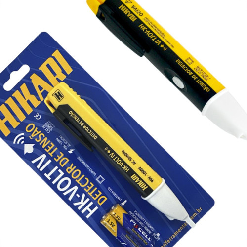 Chave Detector De Tensao Hikari 30A. - 1000V. - Hk-Volt Iv - 21N304 - Acompanha Pilha