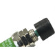 Chave Push Button Dicompel Normalmente Aberto Caixa Verde Botao Preto - Dc-908/39
