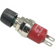Chave Push Button Dicompel Normalmente Fechada Caixa Vermelha Botao Preto - Dc-908/40