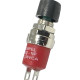 Chave Push Button Dicompel Normalmente Fechada Caixa Vermelha Botao Preto - Dc-908/40